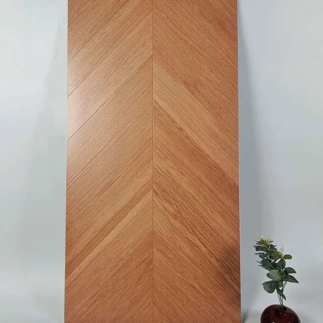 AL62F82 Loseta efecto madera con acabado aterciopelado (Patrón espiga tipo fishbone) | 600 × 1200 mm
