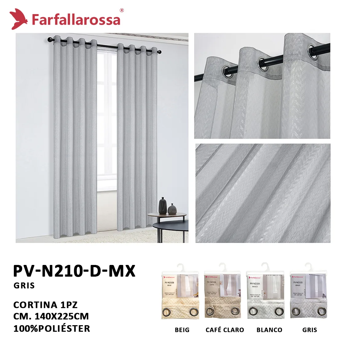 cortina de voal jacquard com estampa em folha dourada