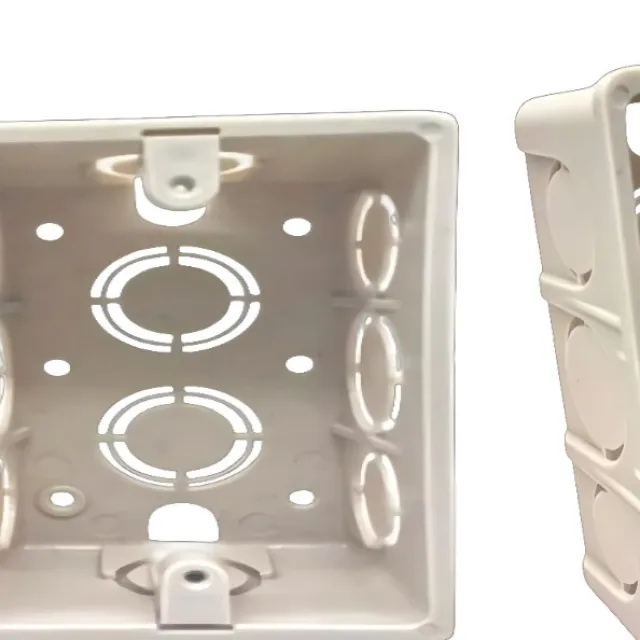 Rectangular PVC junction box