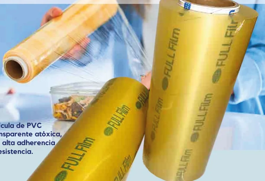 Envoltório de alimentos em PVC