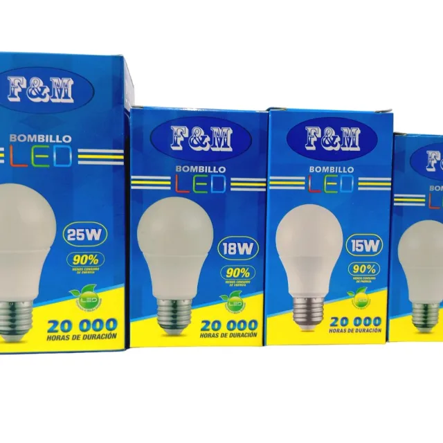 F&M LED bulb 15 W / blue box