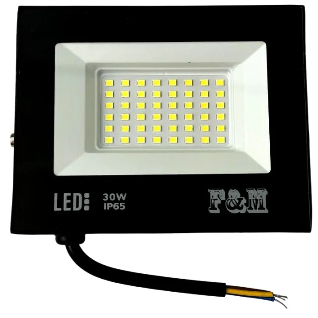 F&M LED floodlight 30 W / IP65
